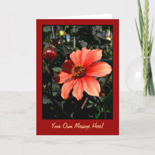 Dahlia Bedankkaart
