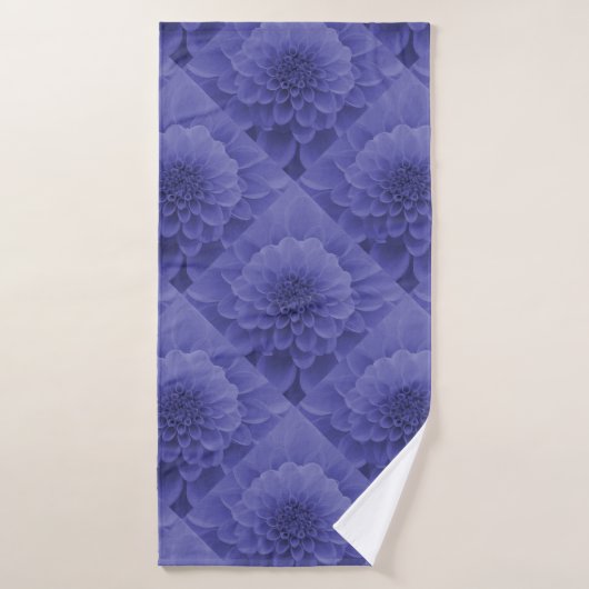 Dahlia bleu (Serviette de bain)