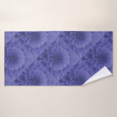 Dahlia bleu (Serviette de bain)
