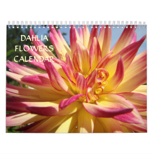 Dahlia Bloemen Kalender Kantoor Agenda Feestdagen