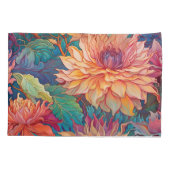 Dahlia Bloemen Tapestry Kussensloop (Achterkant-Links)