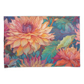 Dahlia Bloemen Tapestry Kussensloop (Voorkant-Rechts)