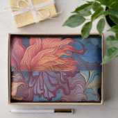 Dahlia Bloemen Tapestry Tissuepapier (Geschenk)