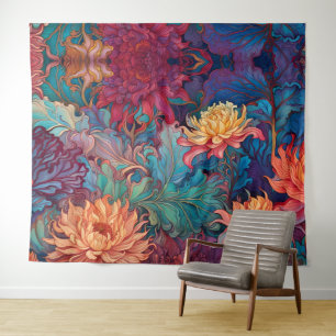 Dahlia Bloemen Tapestry Wandkleed
