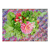  Dahlia Bloom Bouquet-Moederdag (Voorkant Horizontaal)