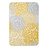 Dahlia Bouquet - mosterdgele bloem Badmat (Voorkant Verticaal)
