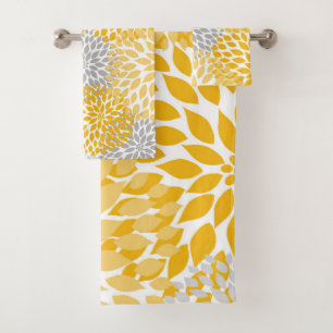 Dahlia Bouquet - moutarde jaune gris