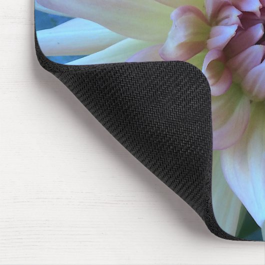 Dahlia C: Geel en zalm — Muismat (Hoek)