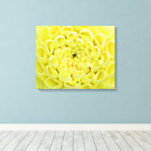 Dahlia Canvas Afdruk (Insitu (Houten vloer))