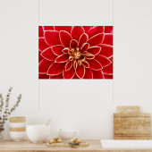 Dahlia Closeup Poster (Keuken)