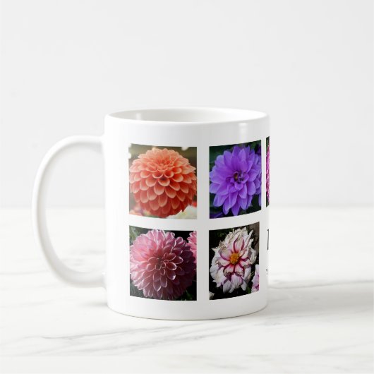 Dahlia Collage #1 Mug (Gauche)
