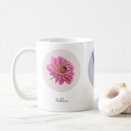 Dahlia, Coneflower en Lavendel Bloemen Koffiemok