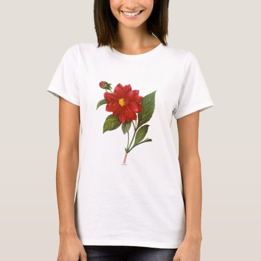 Dahlia (Dahlia Pinnata) T-shirt (Voorkant)