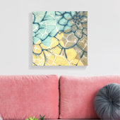 Dahlia Dance I Canvas Afdruk (Insitu (Woonkamer))