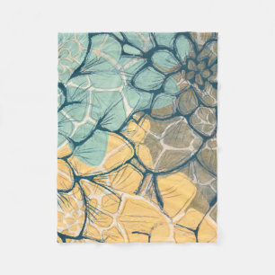 Dahlia Dance I Fleece Deken