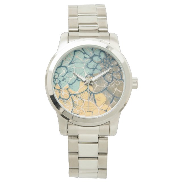 Dahlia Dance I Horloge (Voorkant)