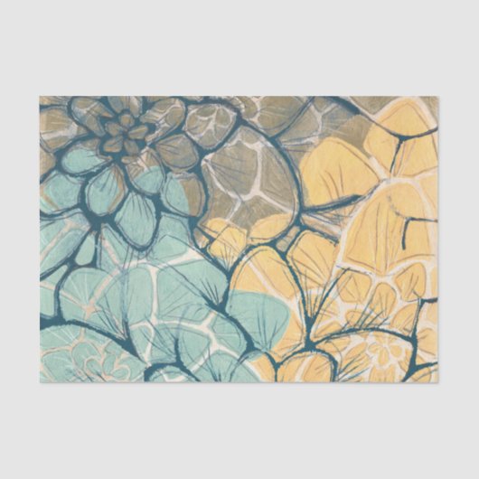 Dahlia Dance I Tissuepapier (Voorkant)