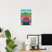Dahlia Delight Print (Thuiskantoor)