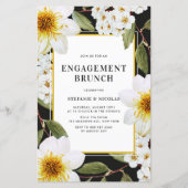 Dahlia en Spirea Botanisch Verloving (Voorkant)