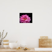 Dahlia Figurine Pink Poster (Keuken)