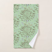 Dahlia floral bathroom towel set (Serviette à main)