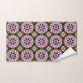 Dahlia Flower Abstract Pattern      Bad Handdoek (Handdoek)