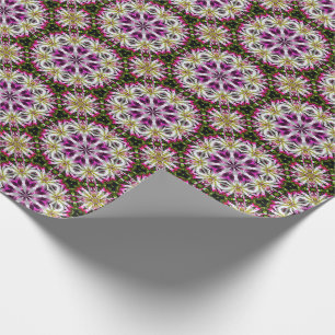 Dahlia Flower Abstract Pattern Cadeaupapier