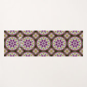 Dahlia Flower Abstract Pattern Personalized Yogamat (Voorkant (horizontaal))