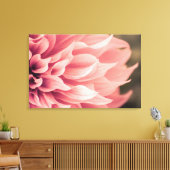 Dahlia Flower Blossom Canvas Afdruk (Insitu (Woonkamer))
