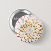 Dahlia flower button (Voorkant /achterkant)