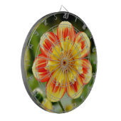 Dahlia flower dartbord (Voorkant Links)