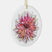 DAHLIA FLOWER KERAMISCH ORNAMENT (Rechts)