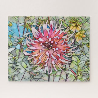 DAHLIA FLOWER LEGPUZZEL