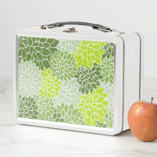 Dahlia Flowers, Flowers Pattern, Green Dahlia