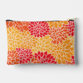 Dahlia Flowers, Flowers Pattern, Oranje Dahlia Etui (Achterkant)