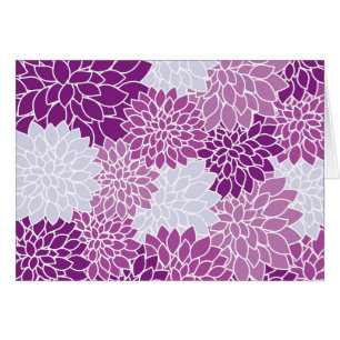 Dahlia Flowers, Flowers Pattern, Paarse Dahlia