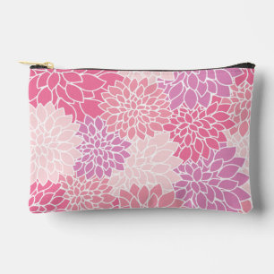 Dahlia Flowers, patroon van bloemen, roze Dahlia Etui