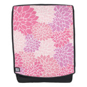 Dahlia Flowers, patroon van bloemen, roze Dahlia Rugtassen (Voorkant)