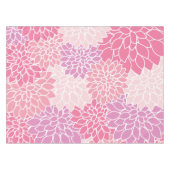 Dahlia Flowers, patroon van bloemen, roze Dahlia Tafelkleed (Voorkant (Horizontaal))