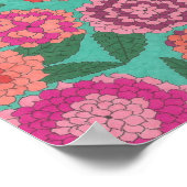 Dahlia Garden Poster (Hoek)