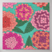 Dahlia Garden Poster (Voorkant)