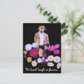 Dahlia Gardener Briefkaart (Staand voorkant)