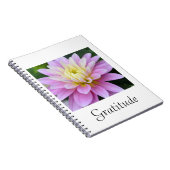 Dahlia Gratitude Journal-notebook Notitieboek (Rechterzijde)