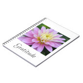 Dahlia Gratitude Journal-notebook Notitieboek (Linkerzijde)