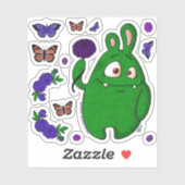 Dahlia het monster, sticker set (Vel)