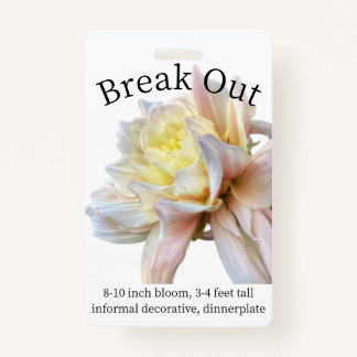 Dahlia ID Badge uitsplitsen