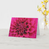 Dahlia Kaart (Gele Bloem)