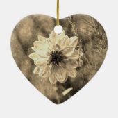 Dahlia Keramisch Ornament (Achterkant)