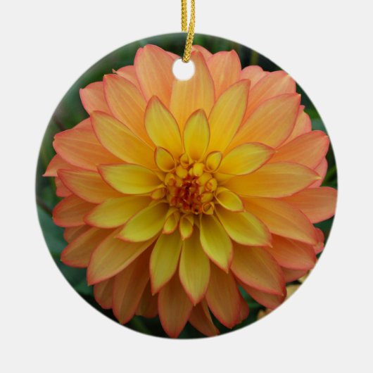 Dahlia Keramisch Ornament (Voorkant)