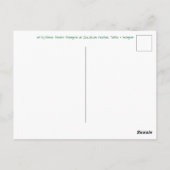 Dahlia le Monstre avec devis, carte postale (Dos)